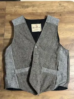 Harris Tweed ウール ベスト