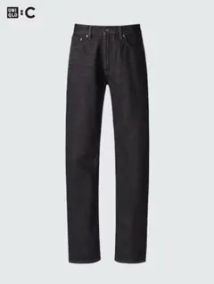 美品 ユニクロ C スリムフィットジーンズ ダークグレー w73.5