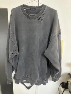 ダメージ加工 スウェット