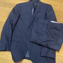 美品✨グリーンレーベルリラクシング REDA ビジネススーツ 背抜き ネイビー 213美品 グリーンレーベルリラクシング REDA スーツ 背抜き ネイビーS