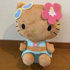 Hello Kitty ハローキティLぬいぐるみ 日焼けギャルVer.
