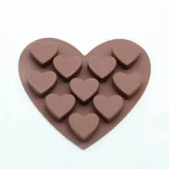 8ハート シリコンモールド お菓子 シリコン型 ケーキ型 製菓道具 焼き型 耐熱