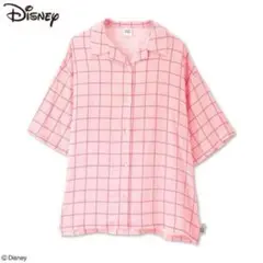 ディズニー　ズートピア　ジュディ・ホップス　半袖　アロハシャツ　ピンク　4L