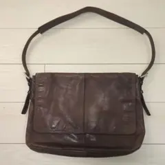 COACH ヴィンテージ スエード ショルダーバッグ ブラウン ほぼ未使用