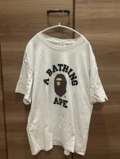 A BATHING APE ロゴプリント 半袖Tシャツ ホワイトLのサムネイル