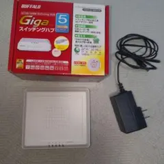 BUFFALO スイッチングハブ L5W3-GT-5EP/CW