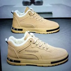 PL NO JEANS COMPANY ベージュ ハイカットスニーカー　(41)