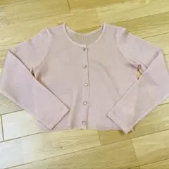 レトロガール　カーディガン　ピンク　フリーサイズのサムネイル