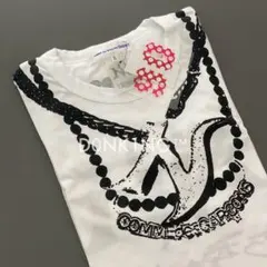 コムデギャルソンシャツ ASAP NAST チェーン 転写 Tシャツ 白 XL