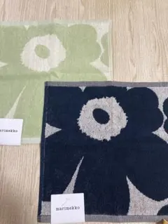 【新品】マリメッコ marimekko ミニタオル ハンドタオル ２枚セットのサムネイル