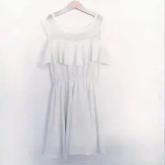 クチュールバイロジータ ワンピース　レース　白　ホワイトのサムネイル