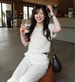 SENEE フェザーチュールニット