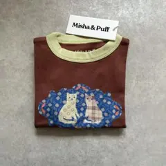 26SS Misha & Puff （2y）リンガーCAT TEE Misha & Puff BARN CATS COLLAGE RINGER TEE COLA 26ss Drop1