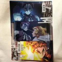 クリアビジュアルポスター 猗窩座 煉獄杏寿郎