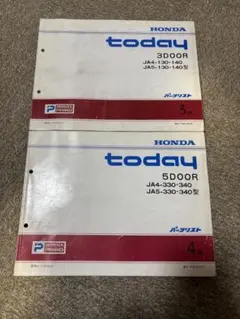 ホンダ トゥデイ パーツリスト 10版 JA2 JW3系 ホンダ トゥデイ パーツリスト 10版 JA2 JW3系 - メルカリ