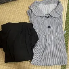 ストライプ柄 マタニティ パジャマ 上下セット