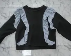 ZARA　ザラ　トレーナー　可愛い　綺麗め　20代　30代　40代　フリル