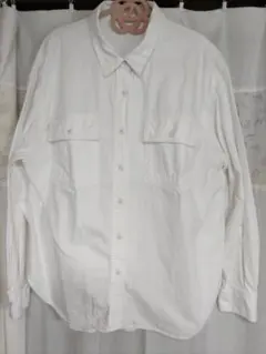 デニムホワイトシャツ