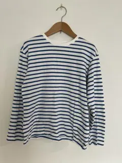 ユニクロキッズ長袖ボーダーTシャツ【150】
