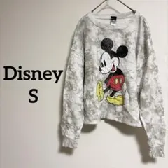 Disney （S）Mickey Mouse タイダイ柄 スウェット 裏起毛
