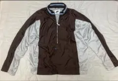 Nike ナイロンジャケット L ブラウン/シルバー