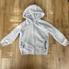 ZARA グレー フード付きパーカー 110cm