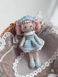 ハンドメイド あみぐるみ 女の子 人形 キャンディちゃん(37cm) - メルカリ