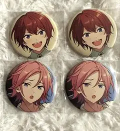 あんスタ　桜河こはく　朱桜司　コレクション缶バッジ　コレ缶