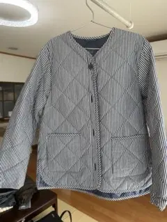 ユニクロ　パフテックジャケット　未使用品　ストライプ　 L