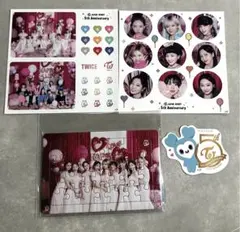 TWICE 5thAnniversary くじ　パズル　ステッカー　全員　ナヨン