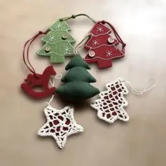 クリスマスオーナメント 6点セット