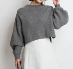 【送込】マイストラーダ クロップドボトルニット