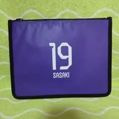 サンフレッチェ広島　#19 佐々木翔　プレイヤーズワリフポーチ