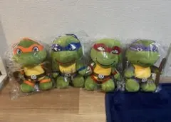 ミュータント・タートルズ ぬいぐるみ 4体セット　25cm