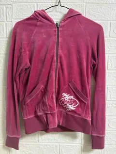 Paul Smith ベロア ジップアップパーカー ピンク