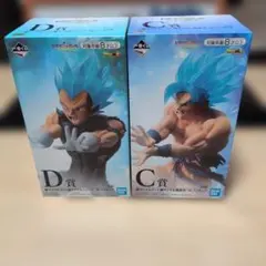 ドラゴンボール　一番くじ　サイヤ人超決戦　孫悟空　ベジータ　２体セット
