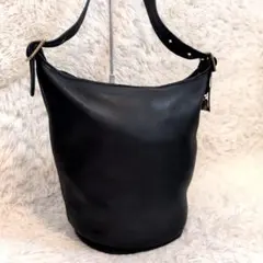 〇極美品〇OLD COACH バケツ型 ショルダーバッグ ブラックのサムネイル