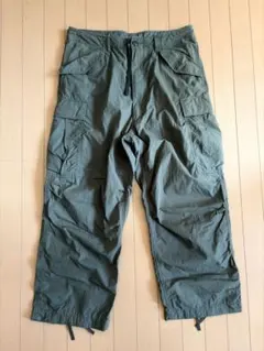BEAMS ビッグ 6ポケット カーゴパンツSizeL オリーブ中古品のサムネイル