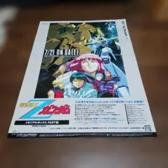 機動戦士ZZガンダム ジ・アニメ1986年5月号付録 長尺両面ポスター 機動戦士ZZガンダム ジ・アニメ1986年5月号付録 長尺両面ポスター