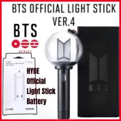 BTS OFFICIAL LIGHT STICK ペンライト VER.4 2本 - メルカリ
