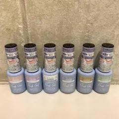 ☆【新品】キャンドゥ 新作 フラッシュ ジェルネイル6色セット