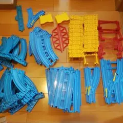 プラレールまとめ売り　複線レール　橋脚など