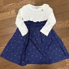 apres les cours ワンピース 100cm 白・紺