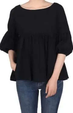 KLUSLE ５分袖 フレア トップス S Honeys INGNI ニコアンド