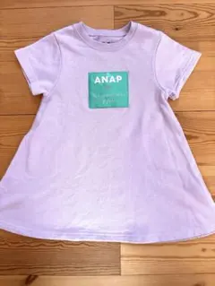 ANAP 半袖 Tシャツ ラベンダー ハートカットアウトのサムネイル