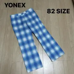 美品　ヨネックスゴルフパンツ　82サイズ　ブルー/ホワイト　チェック　ストレッチ