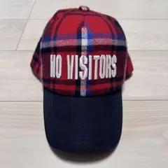 ルシアンペラフィネ　帽子　チェック柄　キャップ　スカル　NO VISITORSのサムネイル