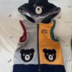 最終お値下げ！！美品　ミキハウス 90cm ダブルビー　ベビーベスト