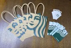 Starbucks スターバックス ショップ袋 5枚セット　まとめ売り
