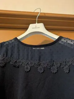 ネイビー ニットセーター 長袖